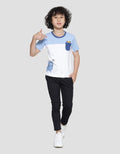Little M Cut N Sewn Boys Short Sleeve T-Shirt