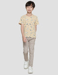 Little M Dino Fullprint Kaos Anak Laki-laki