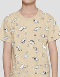 Little M Dino Fullprint Kaos Anak Laki-laki
