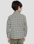 Little M Checked Flanel Kemeja Lengan Panjang Anak Laki-laki