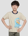 Little M Dino Boys Short Sleeve T-Shirt Application