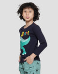 Little M Dino Boys Long Sleeve T-Shirt Application