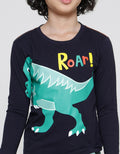 Little M Dino Boys Long Sleeve T-Shirt Application
