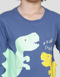 Little M Dino Patch Appli Boys T-Shirt