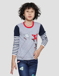 Little M Double Sleeve Airplane Long Sleeve T-Shirt for Boys
