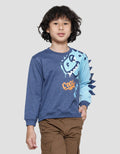 Little M Dino Trex Sweater Anak laki-laki