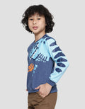 Little M Dino Trex Sweater Anak laki-laki