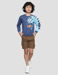 Little M Dino Trex Sweater Anak laki-laki