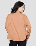 Nevada Rayon Twill Pocket Kemeja Wanita