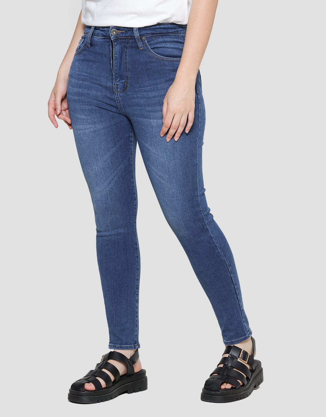 Nevada Bottom Skinny Bsc Soft 7/8 Women's Denim Long Pants