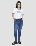 Nevada Bottom Skinny Bsc Soft 7/8 Women's Denim Long Pants