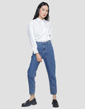 Nevada Celana Panjang Denim Bottom Mom Fit Wanita