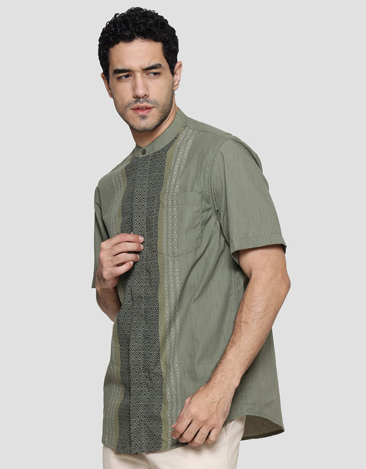 Cole Lbsspr03 Print Pintu Koko Lengan Pendek Pria