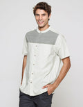 Cole Chest Print Baju Koko Pria