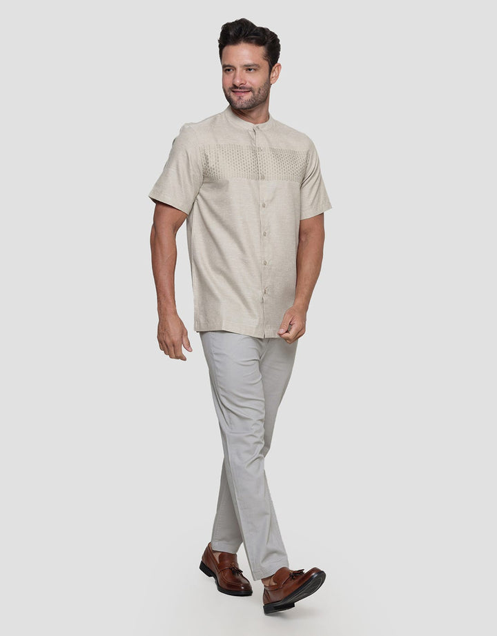 Cole Yarndyed Chest Men's Short Sleeve Koko Shirt