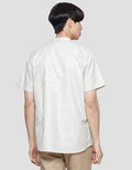 Cole Koko Lengan Pendek Yarndyed Pintu Pria