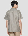 Cole Yarndyed Bordir Baju Koko Pria