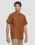 Cole Solid Pintuck Koko Lengan Pendek Pria