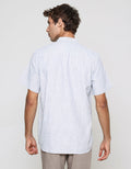 Cole Half Button Embro Baju Koko Pria