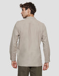 Cole Solid Pintuck Koko Lengan Panjang Pria