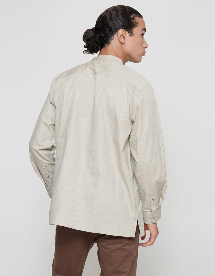 Cole Koko Lengan Panjang Pria Print Pintu