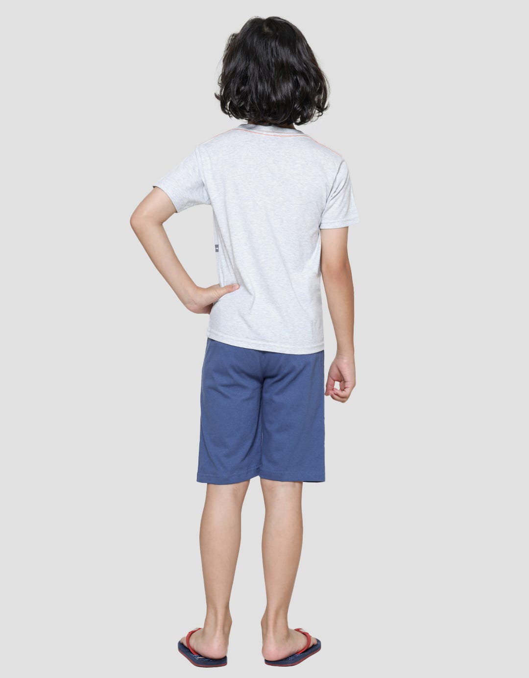 Little M Baju Setelen Anak Laki-laki Print Beep Beep