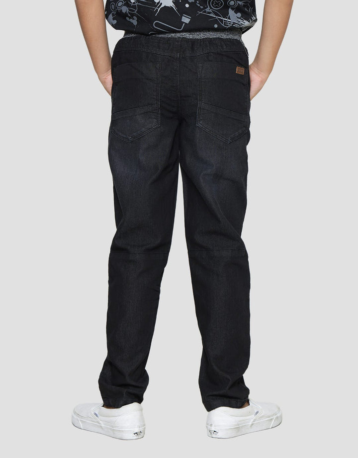 Nevada Rib Manset Non Stretch Celana Denim Anak Laki-Laki