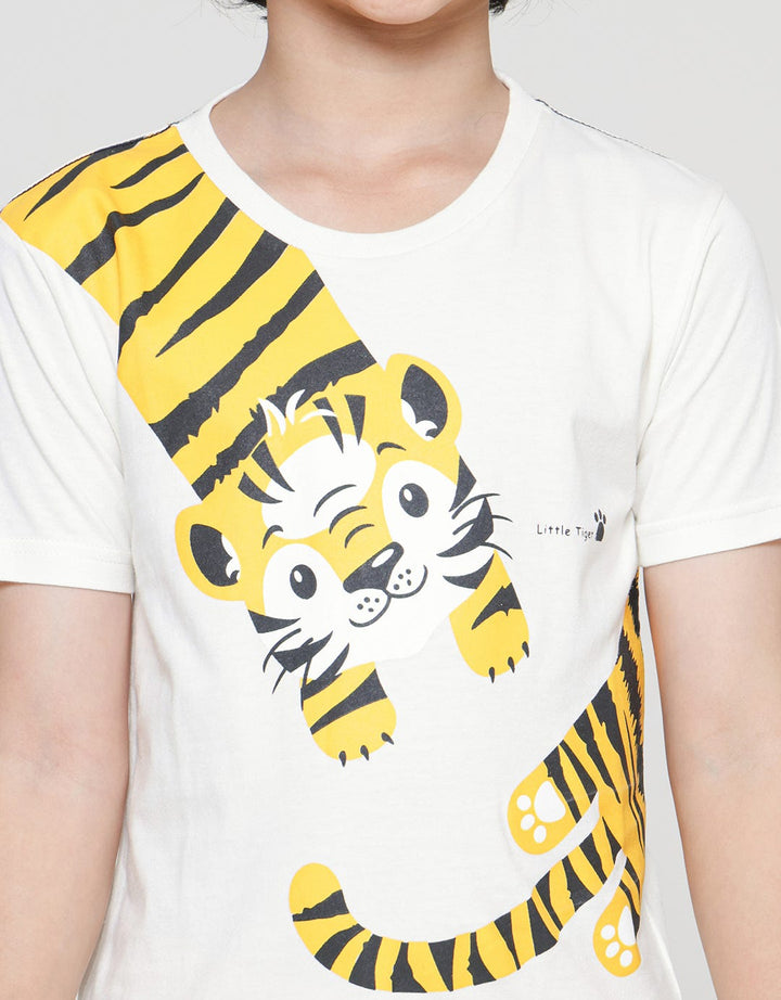 Little M Tiger Print Boys Clothing Set