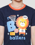 Little M Boys Print Ballers Suit