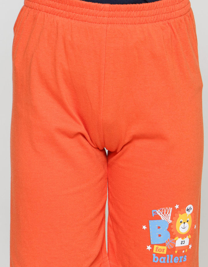 Little M Boys Print Ballers Suit