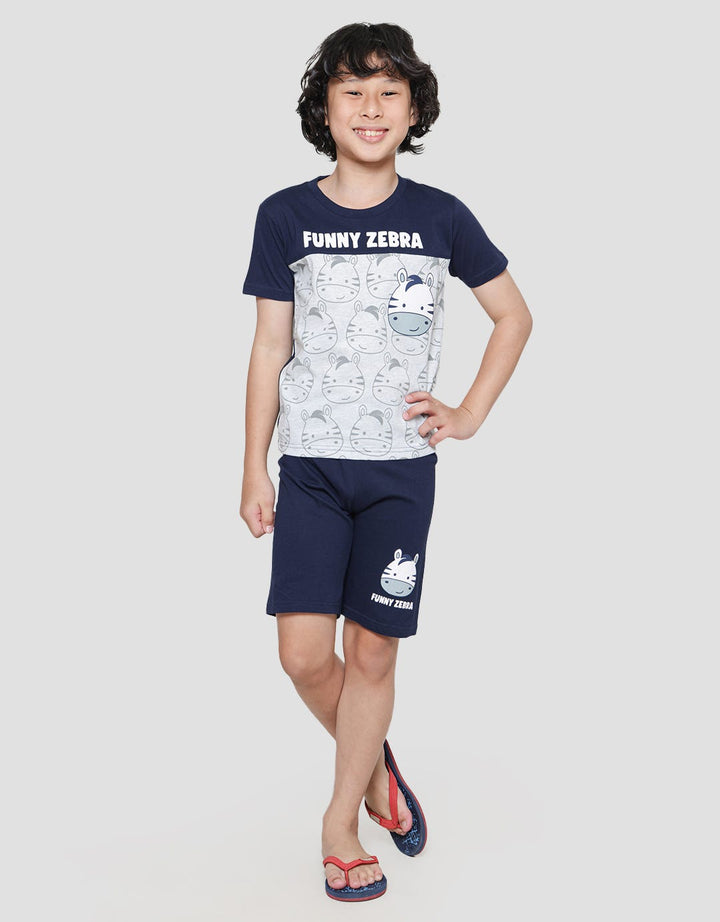 Little M Funny Zebra Set Pakaian Anak Laki-laki