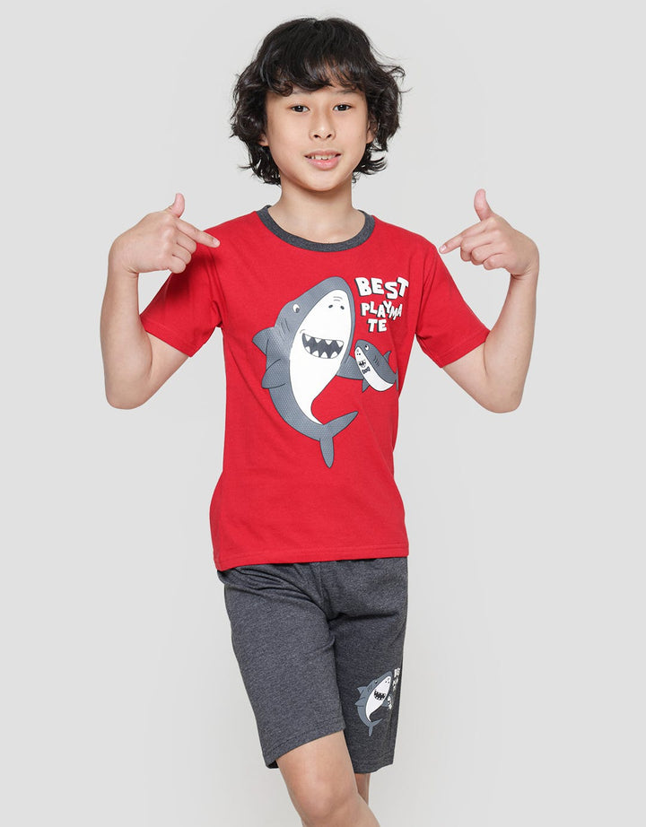 Little M Shark Family Set Boys Clothing