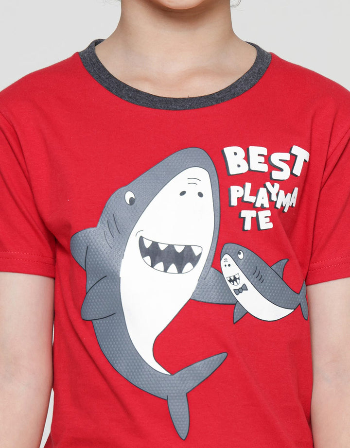 Little M Shark Family Set Boys Clothing