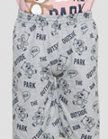 Little M Bear Print Set Pakaian Anak Laki-laki
