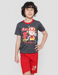 Little M Fire Fighter Boys Clothing Set