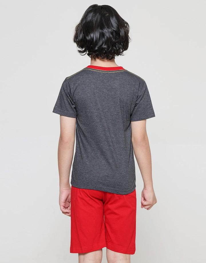 Little M Fire Fighter Boys Clothing Set