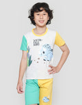 Little M Waterfall Dino Set Pakaian Anak Laki-laki