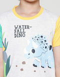 Little M Waterfall Dino Set Pakaian Anak Laki-laki