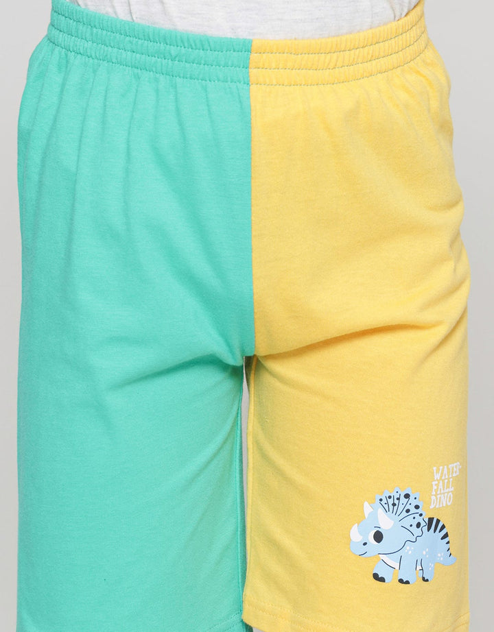 Little M Waterfall Dino Set Pakaian Anak Laki-laki
