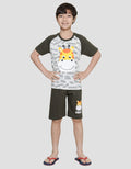 Little M Giraffe Raglan Set Anak Laki-laki