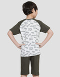 Little M Giraffe Raglan Set Anak Laki-laki
