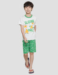 Little M Baju Setelan Anak Laki-laki Print Giraffe