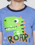 Little M Setelan Raglan Dino Camo Anak Laki-laki