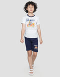 Little M Dino Cartoon Boys Clothing Set