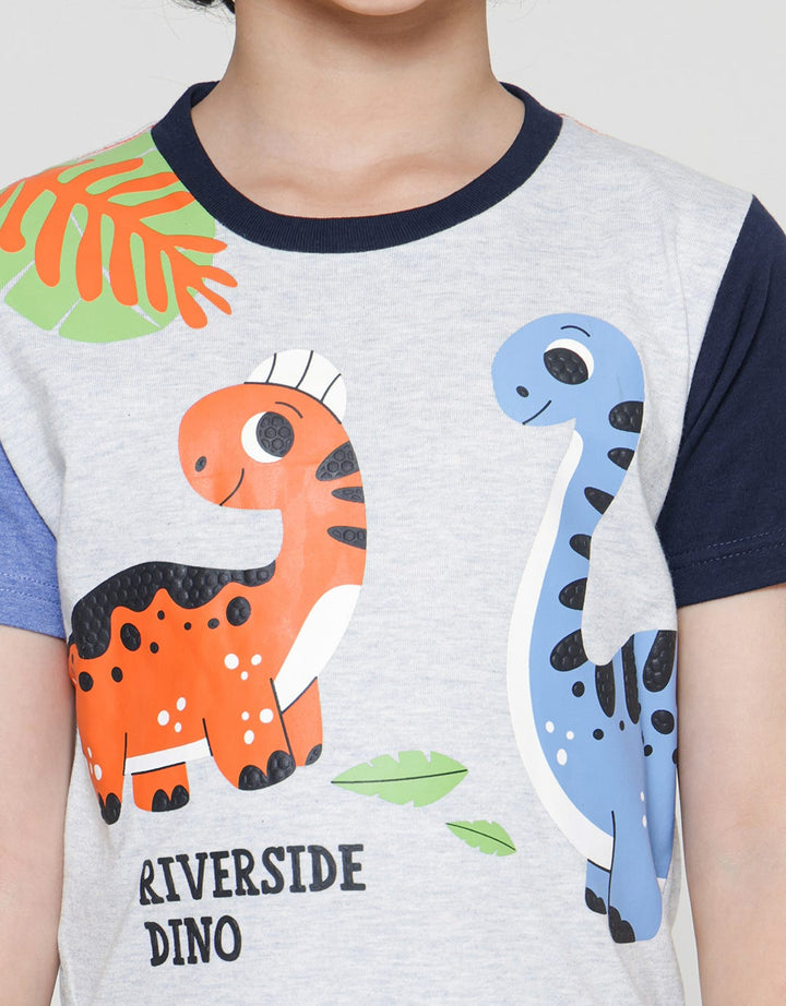Little M Riverside Dino Set Pakaian Anak Laki-laki