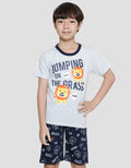 Little M Baju Setelan Anak Laki-laki Print Lion