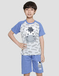 Little M Zebra Raglan Set Pakaian Anak Laki-laki