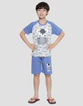 Little M Zebra Raglan Set Pakaian Anak Laki-laki