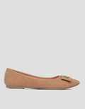 St. Yves Pointy Flat Sepatu Wanita