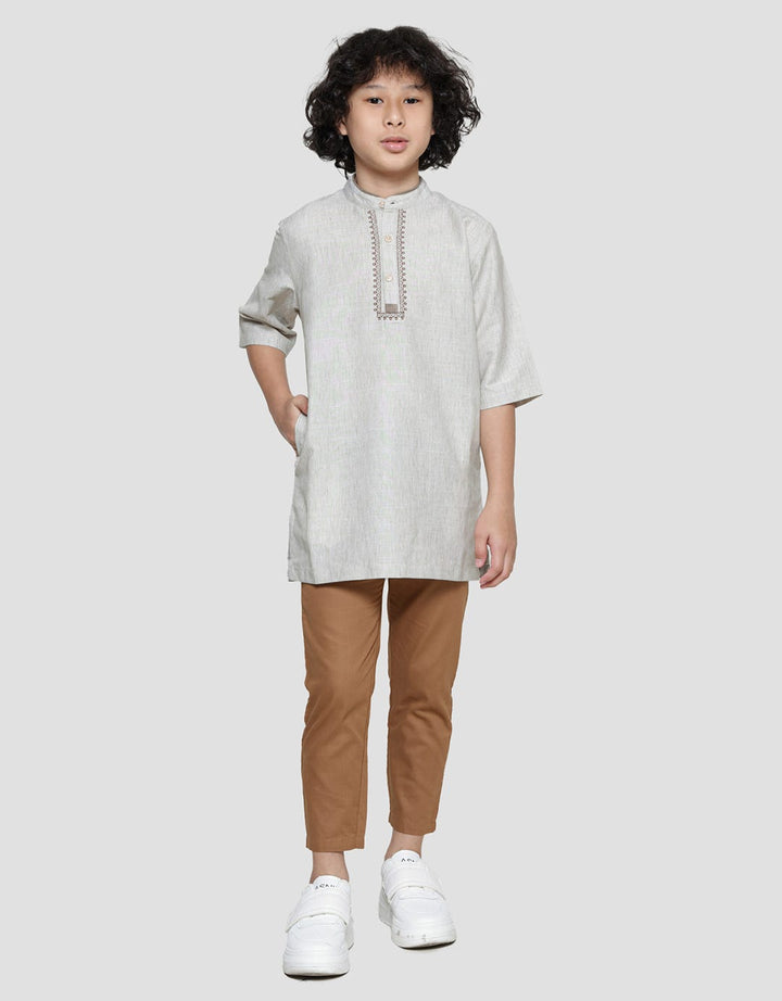Little M Trex Animal Print Baju Setelan Anak Laki-laki